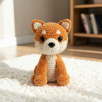 Shiba Inu Crochet Pattern, Cute Dog Amigurumi PDF, Animal Crochet Toy
