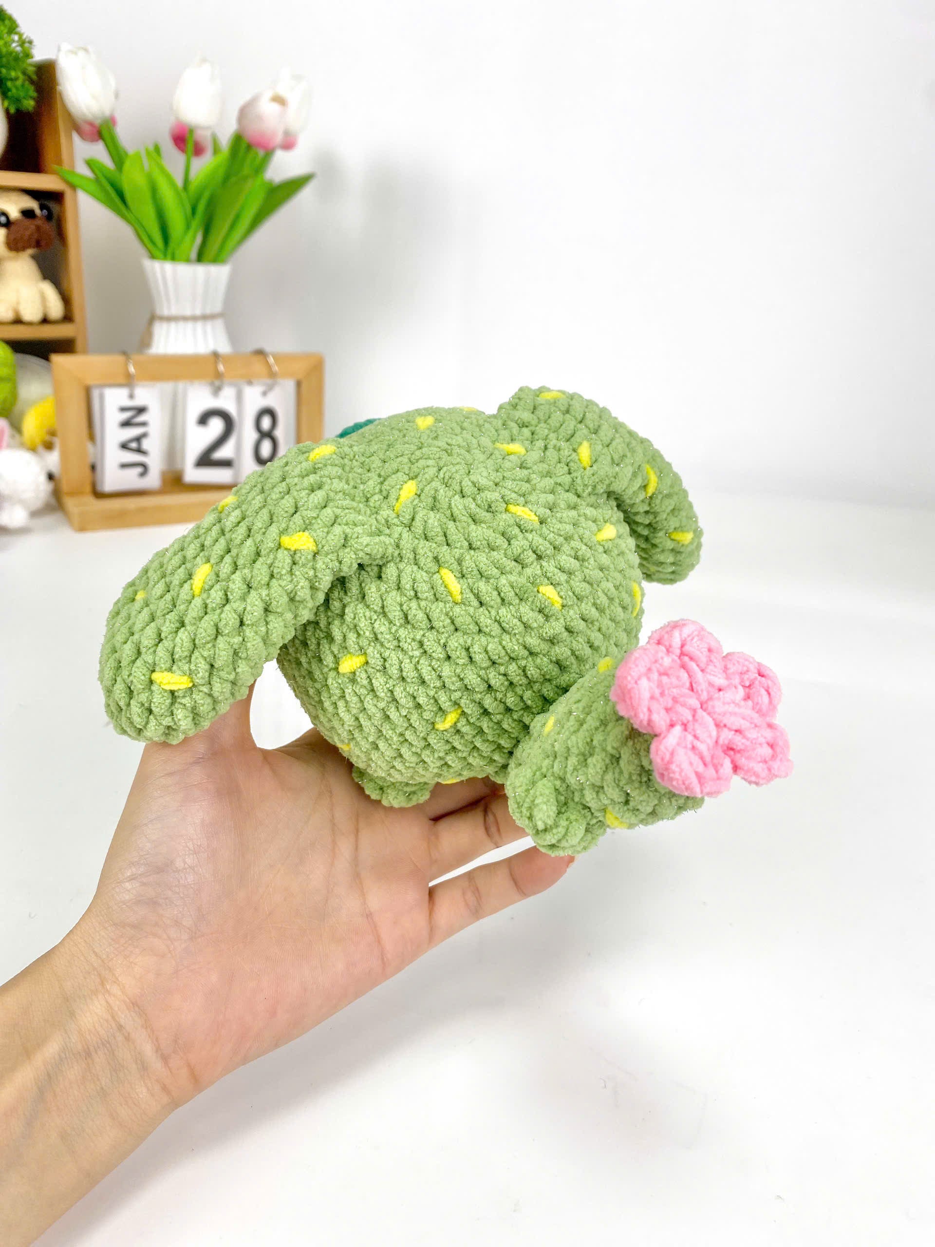 Cactus Dog Crochet Pattern: Amigurumi Plush Toy (PDF Pattern)