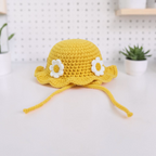 Cute Cat Hat Crochet Pattern, Pet Hat PDF, Crochet Pet Outfit, Amigurumi Pet Accessories
