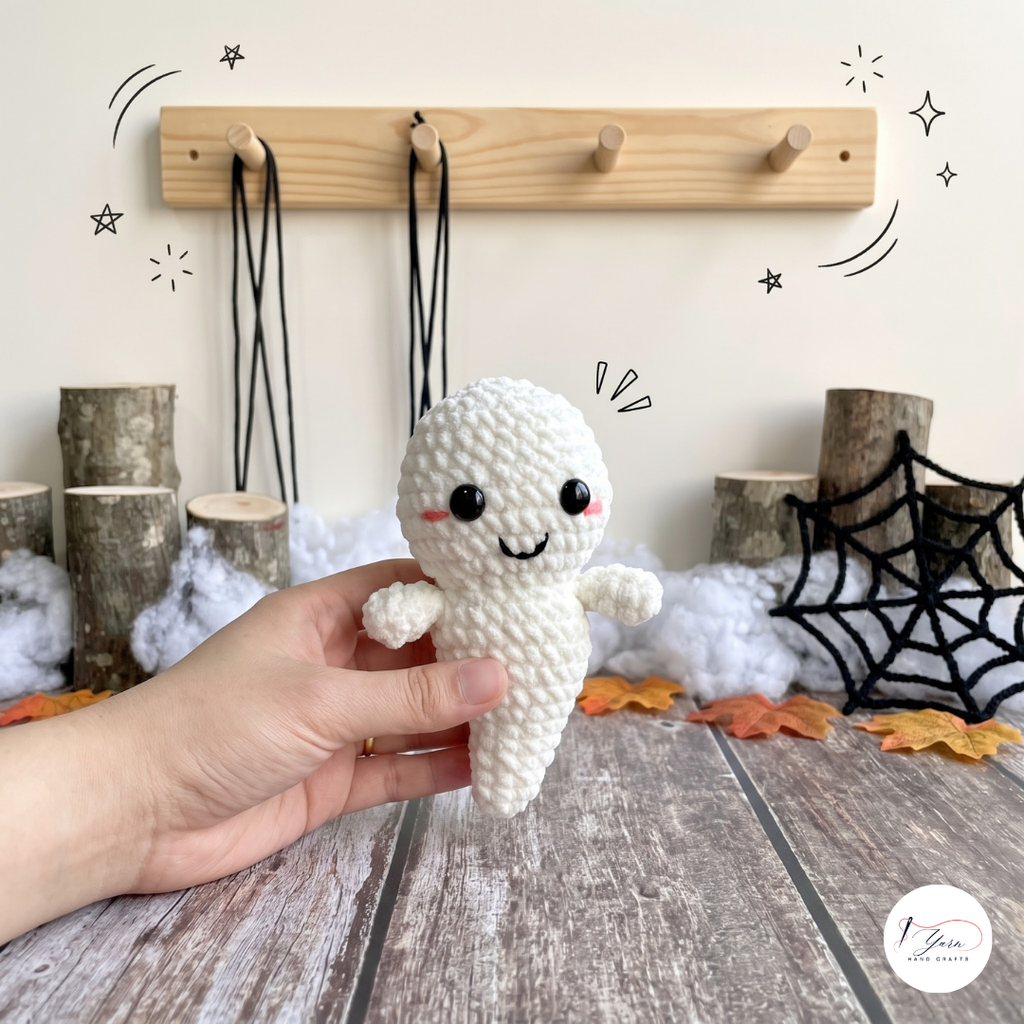 Halloween Crochet Pattern Bundle PDF, Pumpkin Ghost Bat Spider and Eyeball Amigurumi Patterns, Spooky Crochet Decorations
