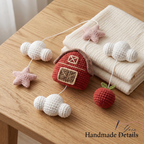 Handmade Farm Baby Mobile, Crochet Cow Pig Sheep Chicken Crib Mobile, Barnyard Nursery Decor, Farm Animal Baby Shower Gift, Farmhouse Nursery Mobile