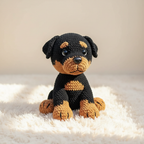 Rottweiler Crochet Pattern, Dog Amigurumi PDF, Realistic Dog Plush Pattern