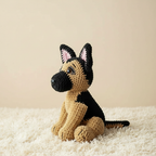 Dog Crochet Pattern, German Shepherd Amigurumi, Realistic Dog Plush Pattern, Crochet Puppy Toy, Advanced Crochet Pattern PDF