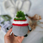 Christmas Penguin Crochet Pattern PDF, Cute Penguin Amigurumi Pattern