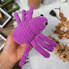 Halloween Spider Crochet Pattern PDF, No Sew Amigurumi Spider, Cute Plush Spider Tutorial