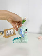 Dragon Keychain Crochet Pattern: Amigurumi Plush Toy Set (PDF Pattern)