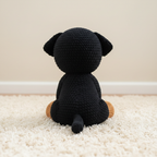 Rottweiler Crochet Pattern, Dog Amigurumi PDF, Realistic Dog Plush Pattern