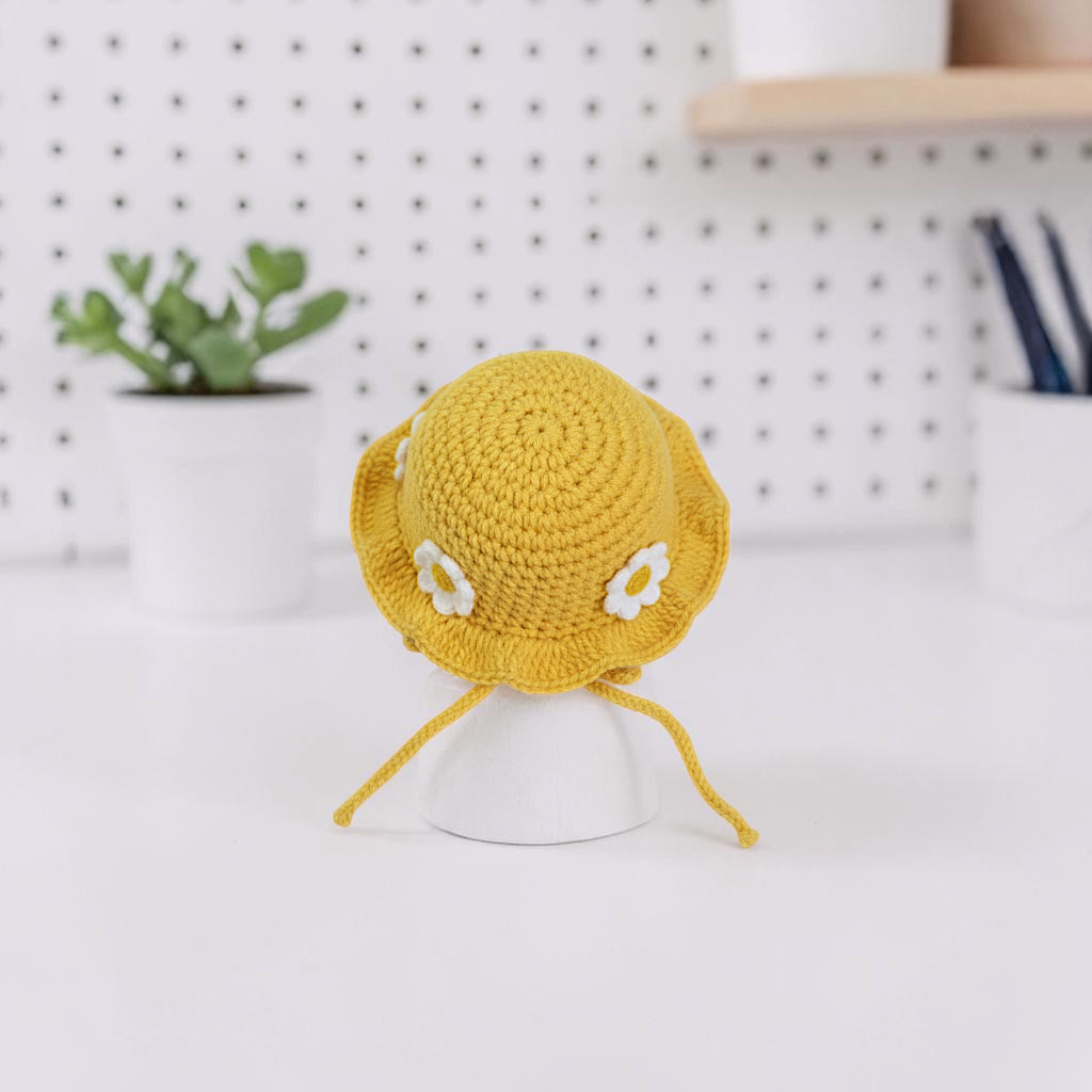 Cute Cat Hat Crochet Pattern, Pet Hat PDF, Crochet Pet Outfit, Amigurumi Pet Accessories