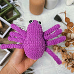 Halloween Spider Crochet Pattern PDF, No Sew Amigurumi Spider, Cute Plush Spider Tutorial