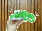 Cute Crocodile Crochet Pattern PDF, CuddleCroc Amigurumi Tutorial