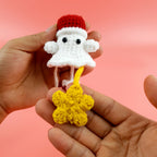 Santa Boo Crochet Pattern PDF, Christmas Ghost Amigurumi, Cute Holiday Ornament, Beginner Crochet