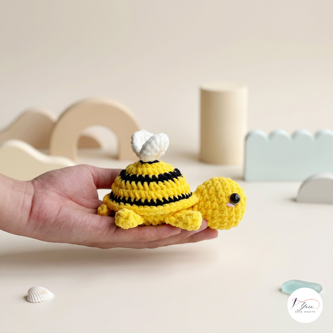 Turtle Crochet Pattern Bundle PDF, Sunflower Bee Daisy and Lavender Turtle Amigurumi Patterns, Cute Floral Turtle Plush