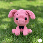Handmade Crochet Pig Plush, Pink Amigurumi Pig Stuffed Animal, Soft Piglet Toy, Farm Animal Gift, Cute Nursery Decor