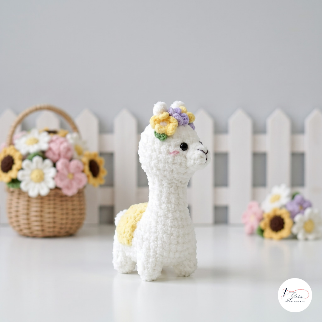Llama Crochet Pattern Bundle PDF, 3 No-Sew Amigurumi Plush Designs