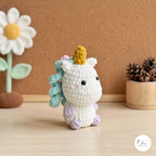 Cute Animal Crochet Pattern Bundle PDF, Koala Horse Unicorn and Axolotl