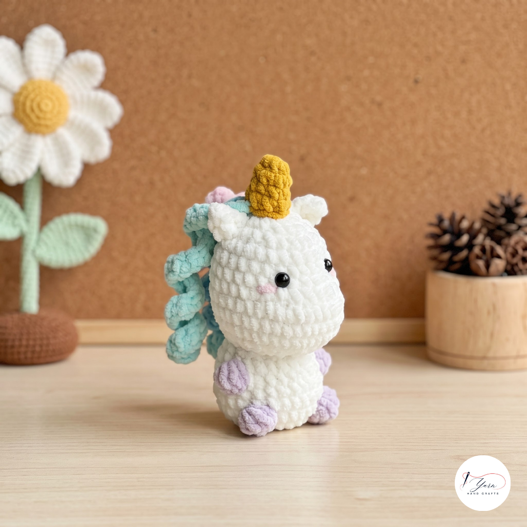 Cute Animal Crochet Pattern Bundle PDF, Koala Horse Unicorn and Axolotl