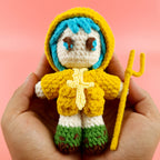 Luce Crochet Pattern PDF, Cute Anime Doll Amigurumi, Hooded Character Crochet, Kawaii Plush Pattern