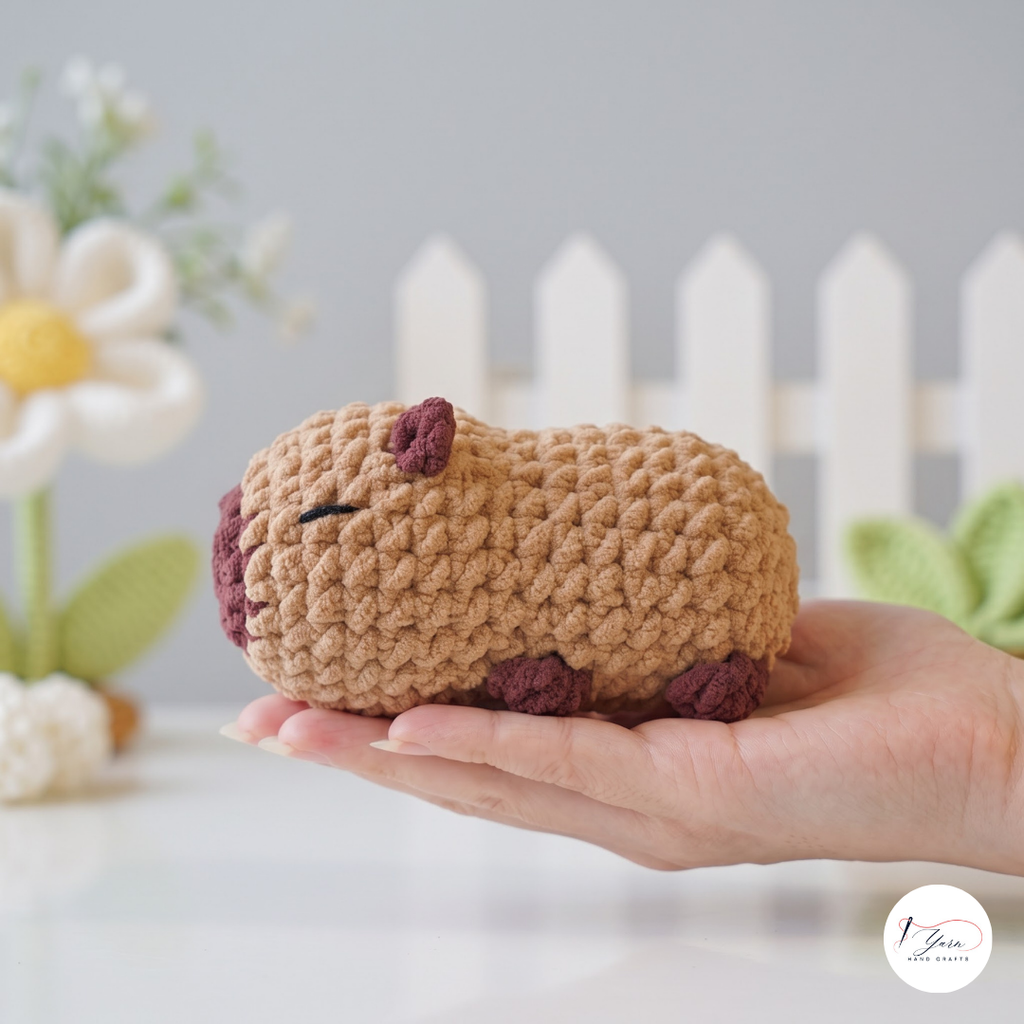 Cute Animal Crochet Pattern Bundle PDF, Penguin Hedgehog Owl and Capybara Amigurumi Patterns