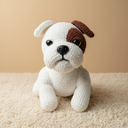 Dog Crochet Pattern, Bulldog Pattern, Plush Dog Crochet