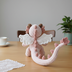 Dragon Crochet Pattern, Flower Dragon Crochet Pattern, Amigurumi Crochet Pattern