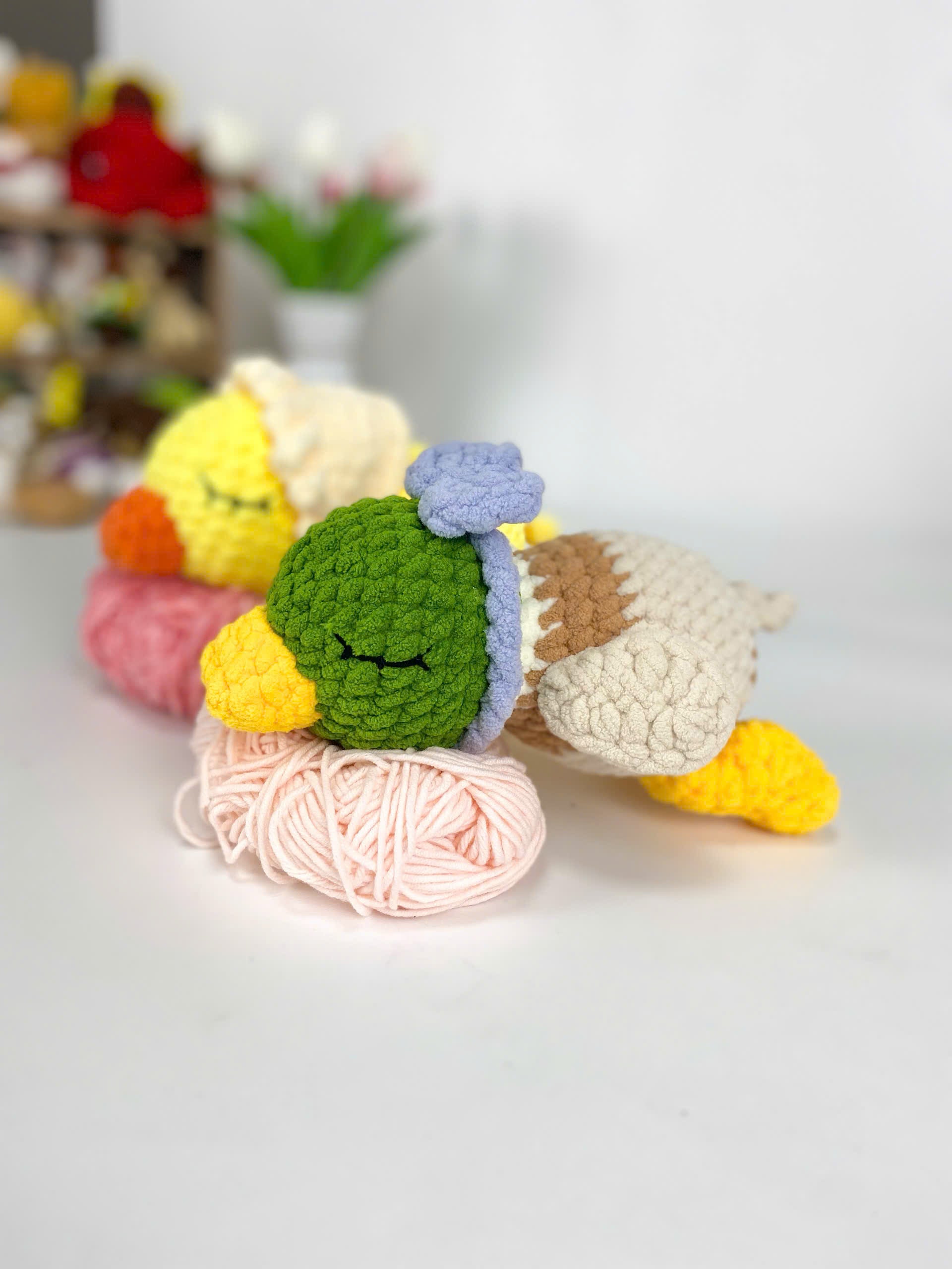Sleeping Duck Crochet Pattern Bundle: Amigurumi Plush Toy (PDF Tutorial)