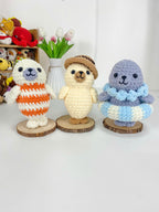 Seal Amigurumi Crochet Pattern Bundle: 3-in-1 Plush Toy Set (PDF Tutorial)