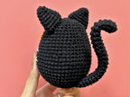 Black Cat Crochet Pattern PDF, Cute Amigurumi Cat Tutorial, Easy Crochet Cat Plush