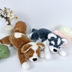 Dog Crochet Pattern Bundle: Amigurumi Puppy Set (English PDF Tutorial)