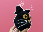 Black Cat Crochet Pattern PDF, Cute Amigurumi Cat Tutorial, Easy Crochet Cat Plush