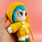 Luce Crochet Pattern PDF, Cute Anime Doll Amigurumi, Hooded Character Crochet, Kawaii Plush Pattern