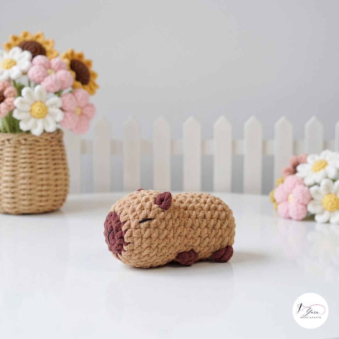 Cute Animal Crochet Pattern Bundle PDF, Penguin Hedgehog Owl and Capybara Amigurumi Patterns