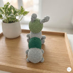 Crochet Grasshopper Plush, Handmade Green Amigurumi Insect, Soft Stuffed Bug Toy, Nature Lover Gift, Garden Nursery Decor