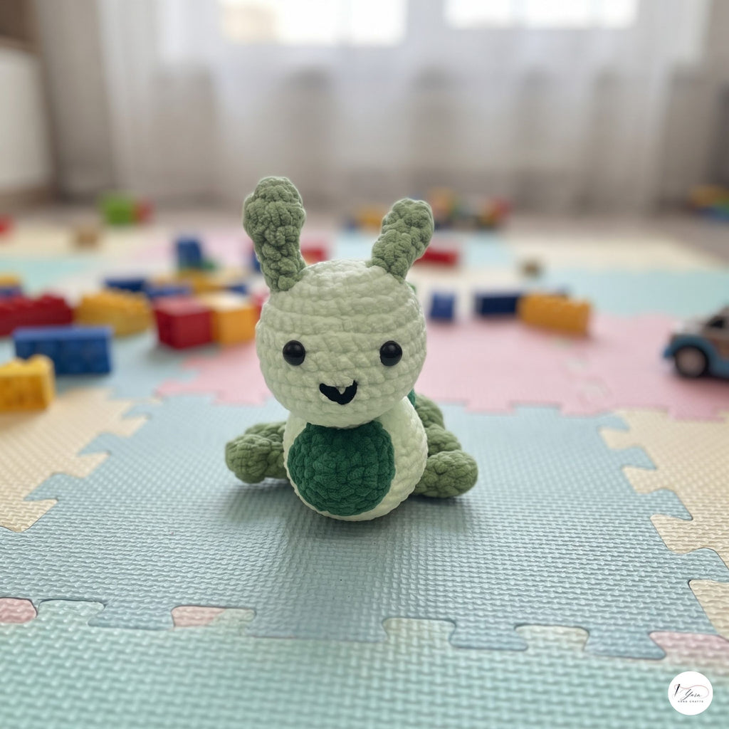 Crochet Caterpillar Plush, Handmade Green Amigurumi Bug, Soft Stuffed Insect Toy, Caterpillar Lover Gift, Nursery Decor