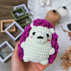Hedgehog No Sew Crochet Pattern PDF, Cute Hedgehog Amigurumi Tutorial, Easy Plush Animal Pattern, Beginner Crochet Project