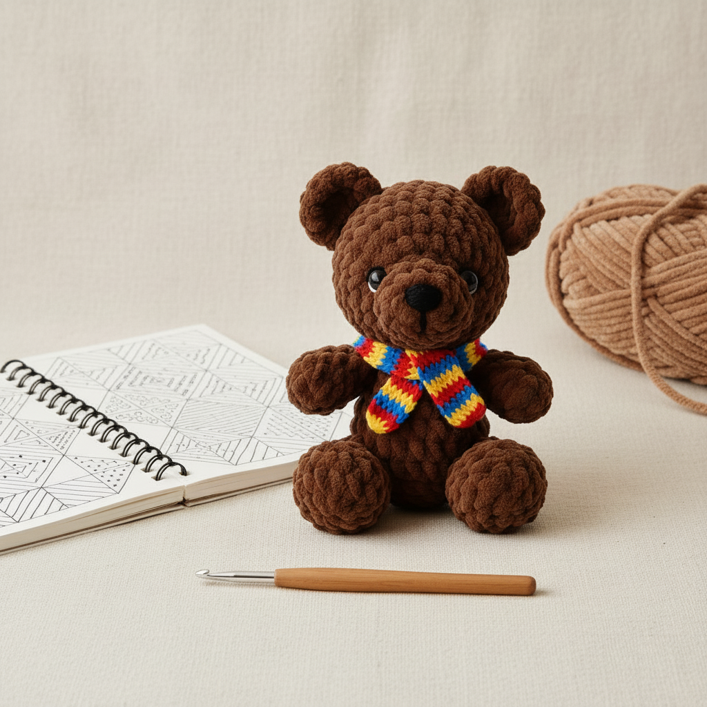 Free Crochet Pattern Bundle: 9 Cute Amigurumi Animal & Plant PDF Charts