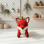 Fox Apple Crochet Pattern PDF, Cute Fox Amigurumi Pattern, Woodland Animal Crochet Tutorial