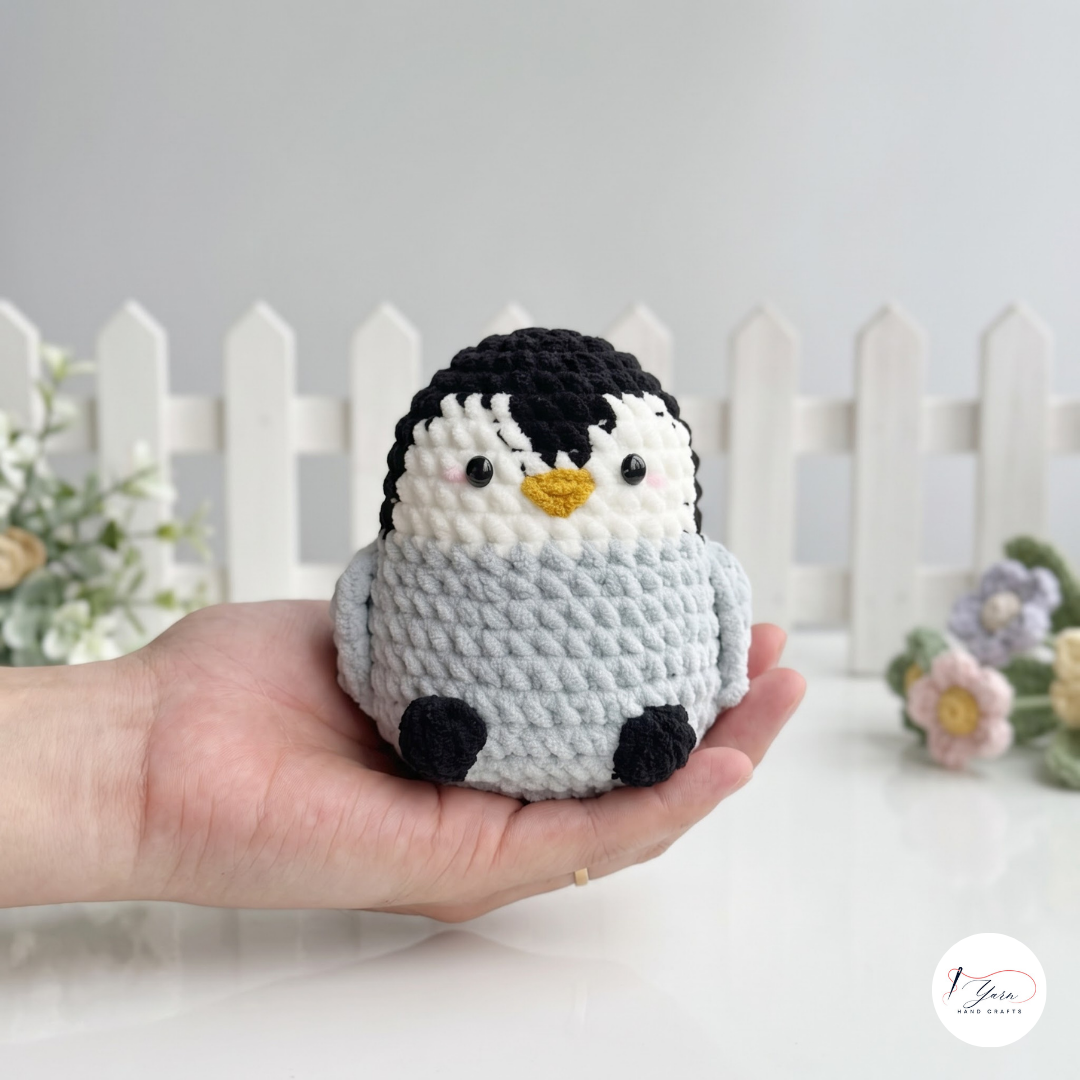 Cute Animal Crochet Pattern Bundle PDF, Penguin Hedgehog Owl and Capybara Amigurumi Patterns
