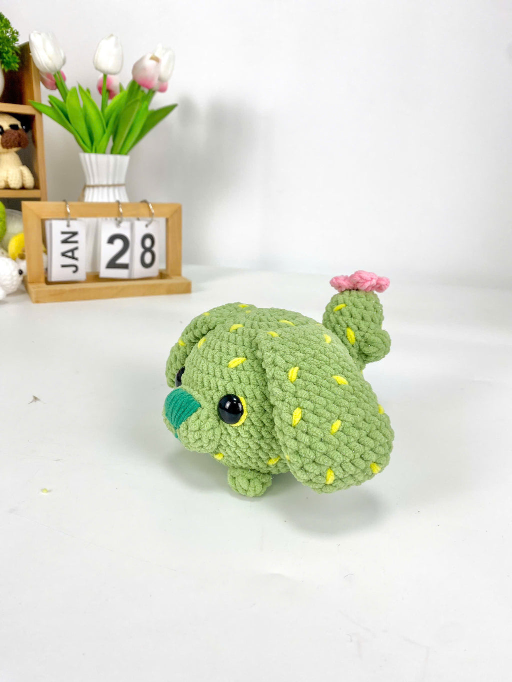 Cactus Dog Crochet Pattern: Amigurumi Plush Toy (PDF Pattern)