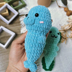Seal Crochet Pattern PDF, No Sew Seal Amigurumi Pattern, Cute Baby Seal Plush Tutorial,