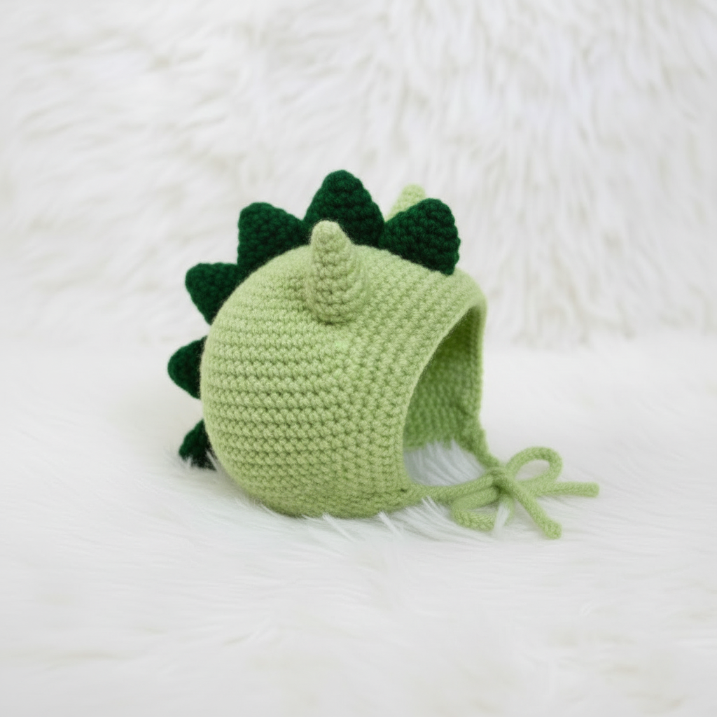 Dinosaur Cat Hat Crochet Pattern PDF, Dino Pet Hat Pattern, Cat Costume Crochet Tutorial
