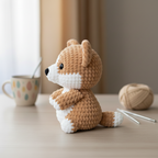 Shiba Inu Crochet Pattern PDF, Cute Dog Amigurumi Pattern, Beginner Friendly