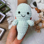 Ghost Crochet Pattern PDF, No Sew Amigurumi Ghost Tutorial, Cute Halloween Plush Pattern