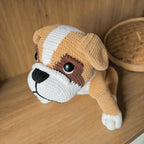 Baby Bulldog Crochet Pattern PDF, Cute Puppy Amigurumi Tutorial, Digital Download