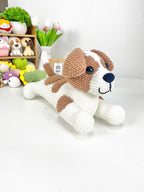 Jack Russell Terrier Crochet Pattern: Amigurumi Dog Plush Toy (PDF)
