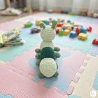 Crochet Caterpillar Plush, Handmade Green Amigurumi Bug, Soft Stuffed Insect Toy, Caterpillar Lover Gift, Nursery Decor