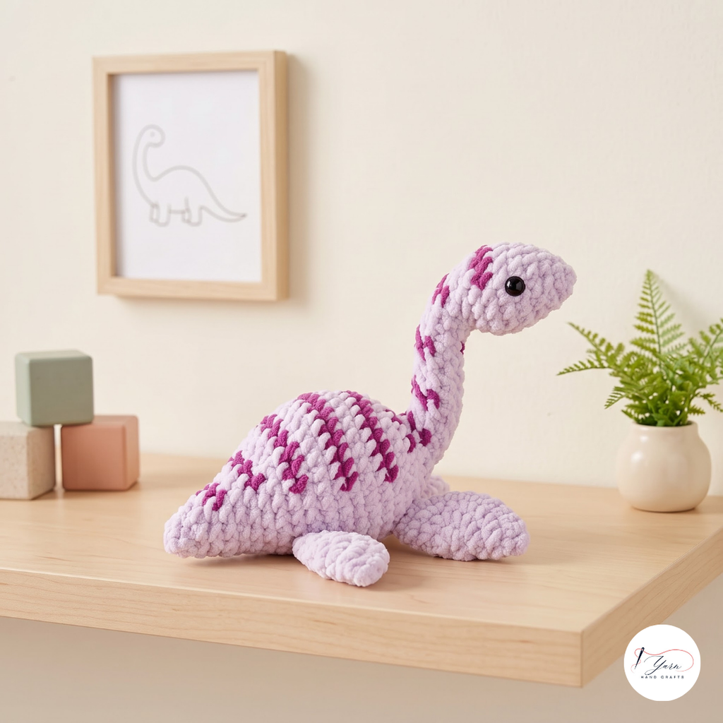 Cute Dinosaur Crochet Pattern Bundle PDF, Dino Amigurumi Plush Collection, Prehistoric Animals, Volcano and Mushroom Crochet Patterns