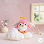 Valentine Penguin Crochet Pattern Bundle PDF, Angel Penguin Gift Box Amigurumi