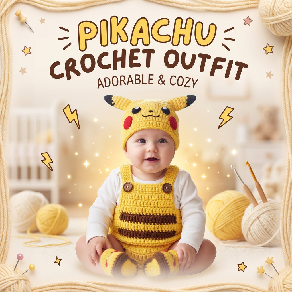 Adorable Crochet Yellow Mouse Baby Outfit, Handmade Animal Romper Hat & Booties Set, Newborn Photo Prop, Baby Shower Gift