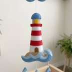 Felt Sailboat Adventure Baby Mobile