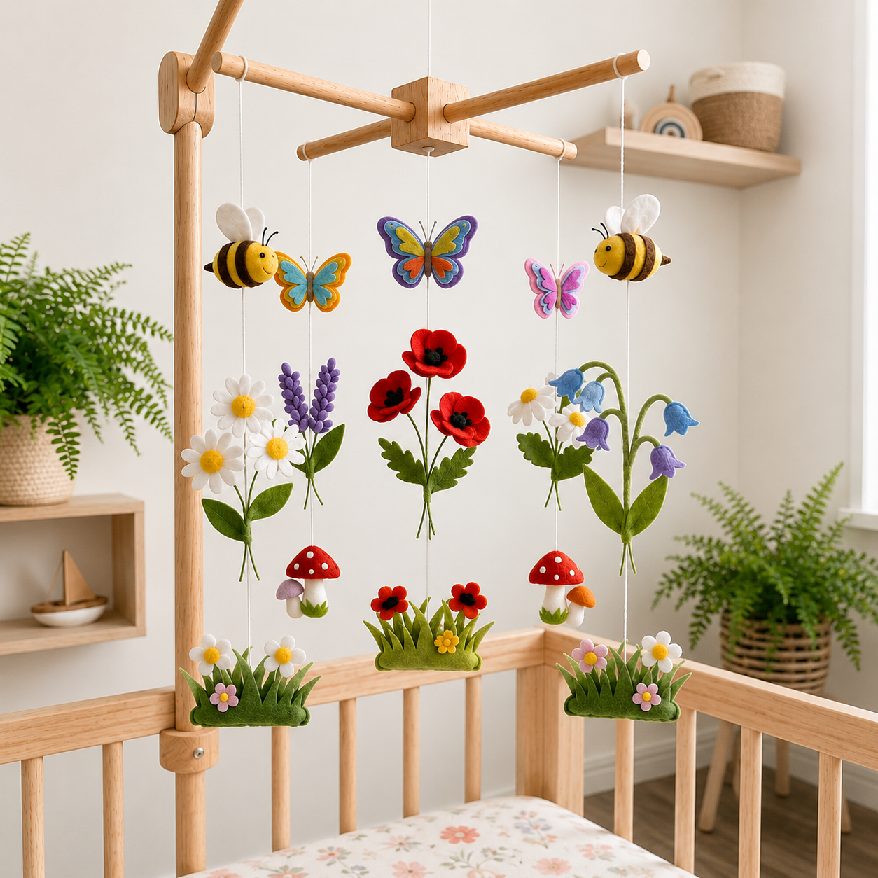 Spring Baby Mobile